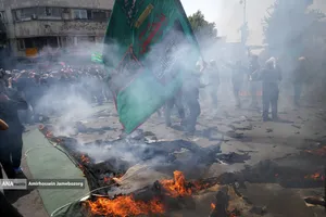 خیمه سوزان ظهر عاشورا - چهارراه گلوبندک تهران