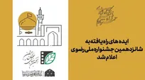 ایده‌های راه‌یافته به شانزدهمین جشنواره ملی رضوی اعلام شد