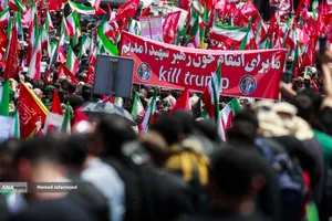 تشییع پیکر مطهر آقای شهید ایران و خانواده ایشان