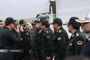 سردار احمدرضا رادان فرمانده کل فراجا در مراسم امحای ۲۰ تن مواد مخدر در تهران