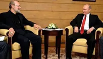 پوتین شهادت دکتر علی لاریجانی را به رهبری ایران تسلیت گفت