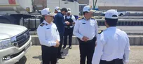 بازدید میدانی سردار حسینی از محورهای جنوب کشور