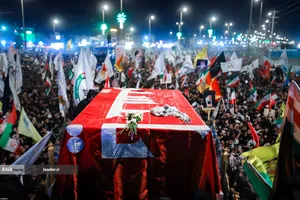 تشییع پیکر مطهر امام مجاهد شهید در کربلای معلی
