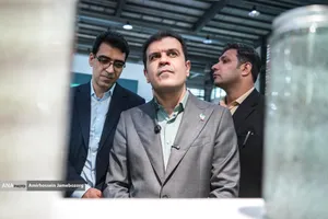 بازدید حسین افشین معاون علمی، فناوری و اقتصاد دانش بنیان رئیس جمهور از شانزدهمین نمایشگاه فناوری نانو