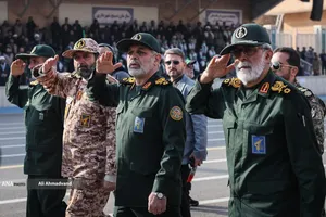 سردار احمد وحیدی جانشین ستادکل نیروهای مسلح در رزمایش اقتدار بسیج پایتخت