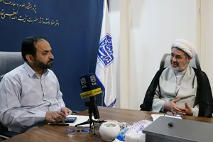 حجت&zwnj;الاسلام استاد سعید فخرزاده مدیر دفتر ثبت و تدوین دستاوردهای انقلاب اسلامی حوزه هنری
