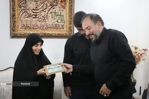 دیدار و تکریم خادمیاران رضوی منطقه 14 تهران با خانواده شهید محمدرضا زندی