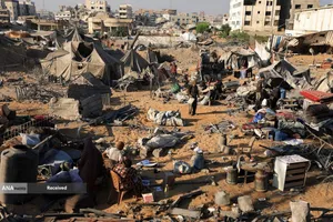 مردم آواره شهر غزه