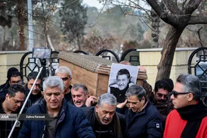 مراسم تشییع پیکر &laquo;رضا رویگری&raquo;