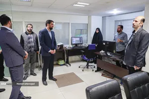 بازدیدمهدی قمی شهردار منطقه 11 تهران از خبرگزاری آنا