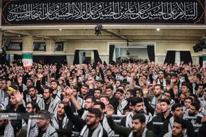 مراسم عزاداری هیأت&zwnj;های دانشجویی در حسینیه امام خمینی(ره)