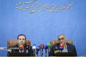 مهدی ابطحی سرپرست معاونت پژوهشی وزارت علوم و عبدالحسن بهرامی رئیس مرکز راهبری ستاد&zwnj;های اقتصاد دانش&zwnj;بنیان معاونت علمی