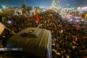 تشییع پیکر مطهر امام مجاهد شهید در کربلای معلی
