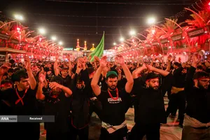 عزاداری شب اربعین حسینی در کربلای معلی