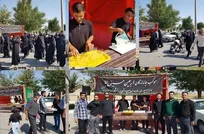 برپایی موکب جاماندگان اربعین حسینی در دانشگاه آزاد مرودشت