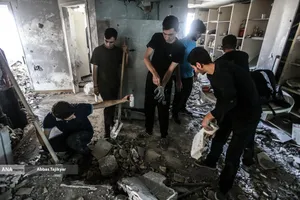 کمک نیروهای جهادی به جنگ زدگان