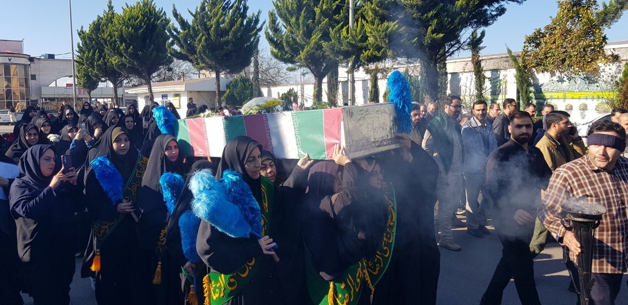 تصاویر | استقبال از شهید گمنام در دانشگاه آزاد بابل