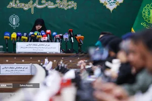 نشست خبری ریحانه سلامی بمناسبت هفته بزرگداشت مقام زن و روز مادر