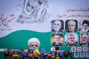 حجت&zwnj;الاسلام محمد&zwnj;حسن اختری رئیس کمیته حمایت از انقلاب اسلامی مردم فلسطین