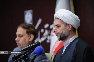 حجت&zwnj;الاسلام حمزه خلیلی معاون اول قوه قضائیه و اصغر جهانگیر سخنگوی قوه قضاییه