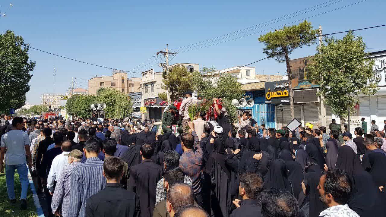 تشییع شهدای دانشگاه آزاد