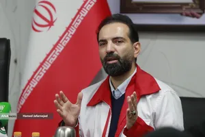 کامبیز قهرمانی مدیر رورابط عمومی و مشاور رئیس سازمان داوطلبان جمعیت هلال&zwnj;احمر 