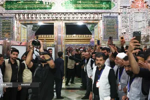 استقبال رسمی از پیکر مطهر امام شهید در عراق با حضور رییس جمهور