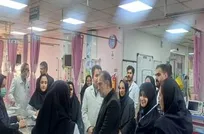 عیادت معاون وزارت بهداشت از کودکان مجروح در مراکز درمانی