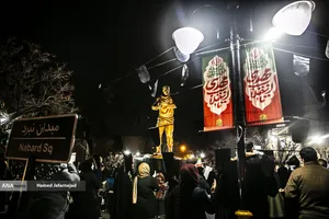 دومین شب عزاداری در سوگ رهبر شهید انقلاب - خیابان نبرد