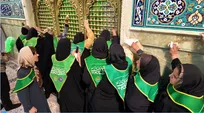 طعم شیرین اولین دیدار؛ زیارت اولی‌های کرمانشاه و سرخس در حرم بانوی کرامت