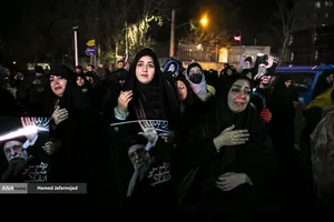 دومین شب عزاداری در سوگ رهبر شهید انقلاب - خیابان نبرد