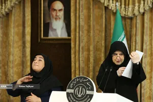 نشست خبری فاطمه مهاجرانی سخنگوی دولت