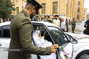 مراسم ازدواج دانشجویی دانشگاه افسری امام علی(ع) نیروی زمینی ارتش