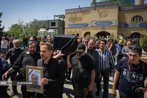 مراسم تشییع پیکر &laquo;بهروز رضوی&raquo; 