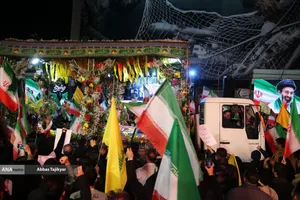 اجتماع مردمی در حمایت از رزمندگان اسلام و وداع با سردار شهید خادمی