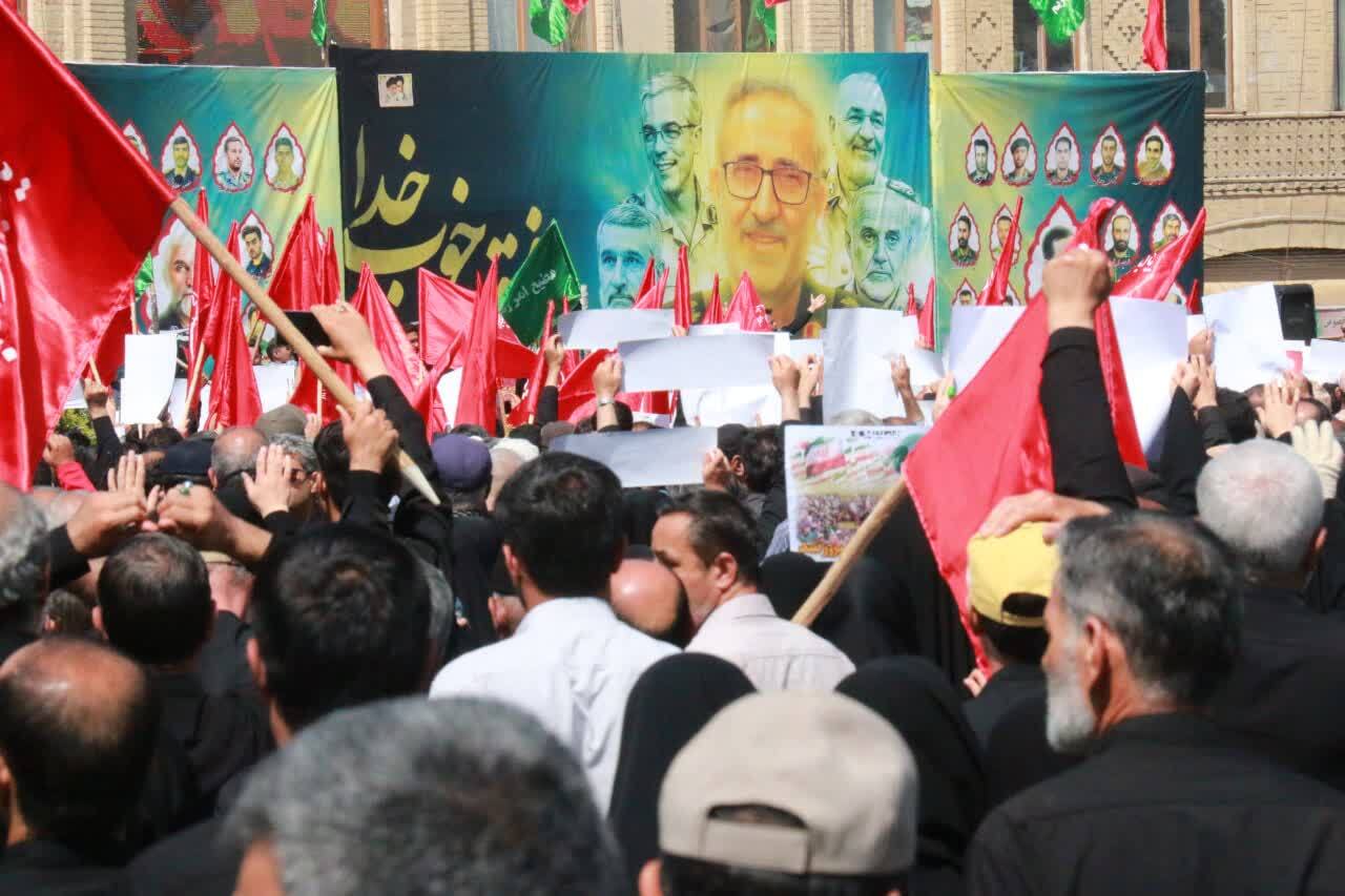 مراسم وداع با شکوه سردار شهید علی شادمانی 