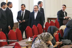 سیدعباس عراقچی وزیر امورخارجه و رشید مردوف وزیر امور خارجه ترکمنستان 