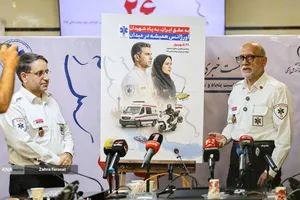 نشست خبری رئیس سازمان اورژانس کشور