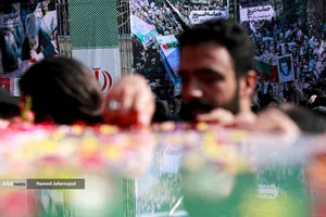 تشییع پیکر مطهر 100 شهید گمنام - معراج شهدا