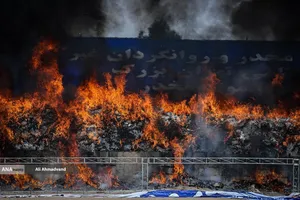 امحای ۲۰ تن مواد مخدر در تهران