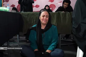 مراسم عزاداری در سوگ رهبر شهید انقلاب - میدان جمهوری اسلامی