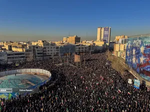 تجمع انتقام&zwnj;جویی شهادت رهبر معظم انقلاب در تهران