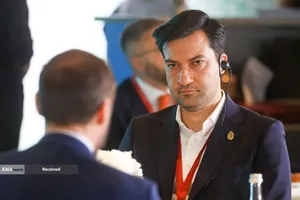 محمد نظیفی مدیرعامل بورس انرژی ایران در نشست عمومی هشتمین مجمع بین&zwnj;المللی &laquo;هفته انرژی روسیه&raquo; - مسکو