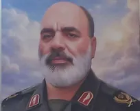 نصب سردیس شهیدسیروس مرادی در منطقه ۱۱ همزمان با سالروز شهادت حضرت خدیجه(س)