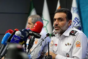 نشست خبری قدرت الله محمدی مدیرعامل سازمان آتش نشانی و خدمات ایمنی شهرداری تهران