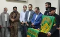 پرچم امام رضا در دانشگاه کهنوج