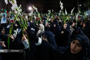 تجمع محکومیت هتک حرمت مساجد در مسجد بهشتی تهران