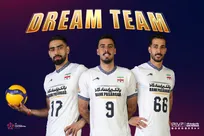 والیبال قهرمانی آسیا| حضور 3 بازیکن ایران در تیم رویایی مردان آسیا ۲۰۲۶