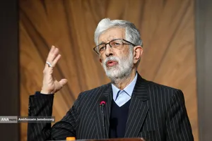 غلامعلی حداد عادل  رئیس فرهنگستان زبان و ادب فارسی