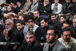 مراسم عزاداری هیأت&zwnj;های دانشجویی در حسینیه امام خمینی(ره)